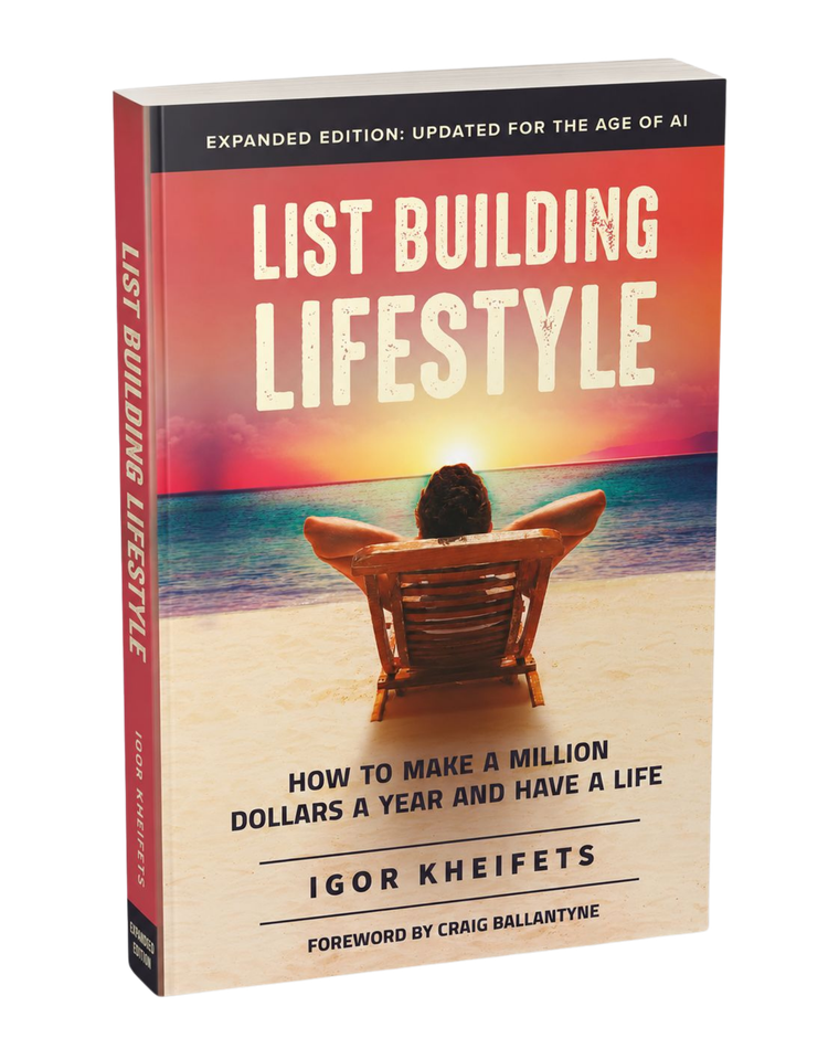 List Building Lifestyle book mockup