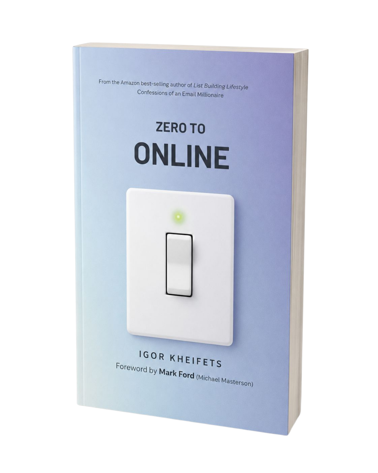 Zero To Online book mockup