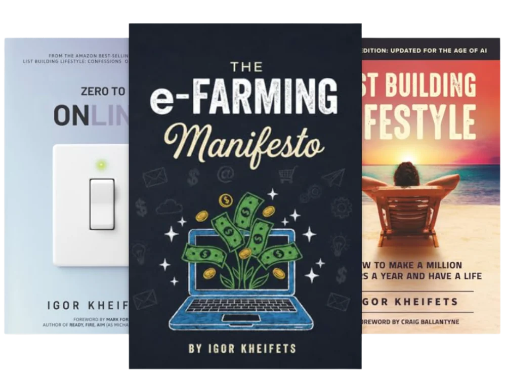 Igor Kheifets books — Email Empire and List Building Lifestyle